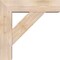 Ekena Millwork Traditional Block Smooth Bracket w/ Offset Brace, Douglas Fir, 7 1/2"W x 28"D x 28"H BKT0806X28X28TRA05SDF - alternate 2